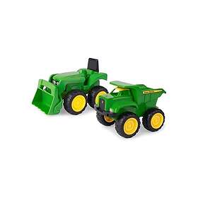 John Deere Mini Hiekkalaatikko Traktori Ja Dumpperi Setti