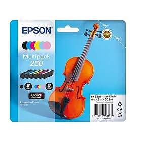 Epson 250 (Svart/Cyan/Magenta/Gul/Ljuscyan/Ljusmagenta) Multipack
