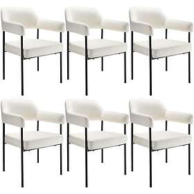 TecTake Doé Armchair 6-Pack