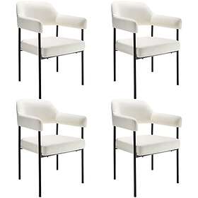 TecTake Doé Armchair 4-Pack