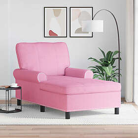 vidaXL Chaise Lounge with Pillow Fabric 42022938