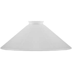 Karlskrona Lampfabrik Schoolhouse Glass Shade (Hvit)