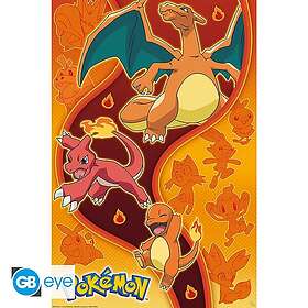 Abysse Plakat POKEMON - Fire Type 91.5x61