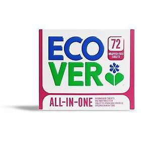 Ecover All-in-One Disktabletter Citrus 72 st