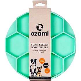 Ozami Långsam Matarskål Insats Hexagon