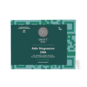 Shift Aktiv Magnesium ZMA 60 Kapsler