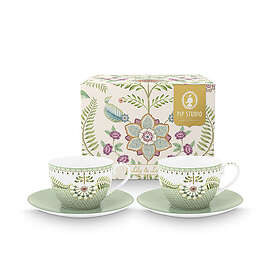 Pip Studio Lily & Lotus Tasse à cappuccino lot de 2
