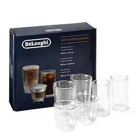 DeLonghi Dubbelväggade glas 6-pack