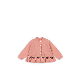 Konges Slöjd GOTS Cypres Cardigan Rosette Pink (Jr)