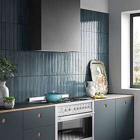 Konradssons Kakel Frammenti Blå Blank 7.5x40cm