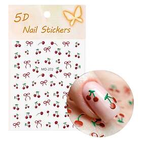 Claresa Kirsebær Negleklistremerker