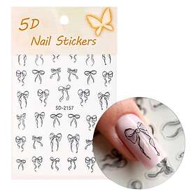 Claresa Black Bow Negleklistremerker