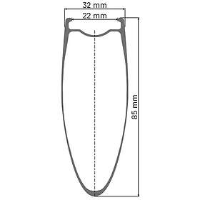 DT Swiss ARC 1100 700c 85mm Center Lock 12x142mm Shimano HG Tubeless Road Rear W