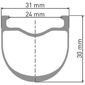 DT Swiss Grc 1100 Dicut 650b Center Lock Disc Tubeless Gravel Forhjul 12x100mm