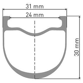 DT Swiss Spline 1400 12x100mm Shimano HG Tubeless Väg Bakre Hjul