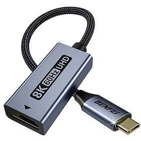 Benfei 000387grey Adaptateur USB C vers HDMI 2.1 8K@ 60Hz/4K@ 240Hz