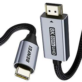 Benfei USB C till HDMI-kabel 1.8m 000388grey