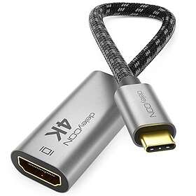 deleyCON MK5772 USB-C till HDMI Adapter
