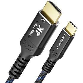 deleyCON 4K USB‑C till HDMI-kabel 3.0m MK5779