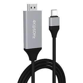 MMOBIEL USB-C till HDMI Kabel 2m 4K 60Hz HDMI USB-C adapter