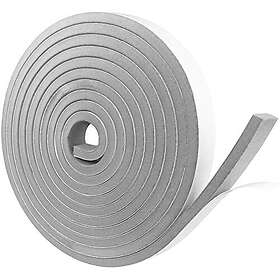 Storystore Tätningstejp, självhäftande, skumtätningstejp, grå, 20 mm (B) x 10 mm (D)