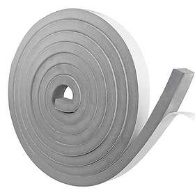 Storystore Tätningstejp, självhäftande, skumtätningstejp, grå, 25 mm (B) x 10 mm (D)