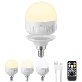 LGMCF HJA60 E14 LED-lampa med batteri 6W