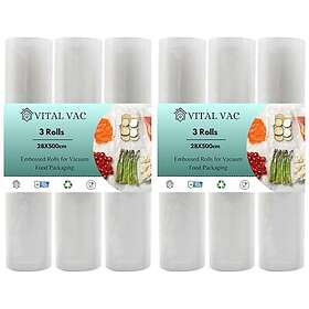 VITAL VAC Vakuumförseglingsrullar 6 28x500cm