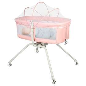 LVHCMFOHM Lit Bébé Cododo 3 en 1 avec Fonction Bascule 90x70cm