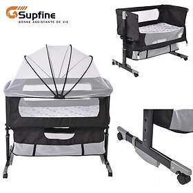 Supfine Berceau de chevet réglable pour bébé