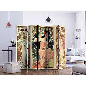 Artgeist Alphonse Mucha Women's II Rumsavdelare 225x172cm (MSE-PARAVENTtc1232)