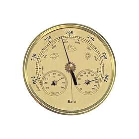 INF 401738 Analog barometer 130mm med termometer & hygrometer