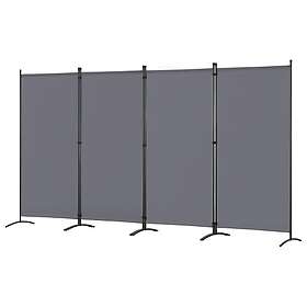 Angel Living 4 delar Beige Fristående insynsskydd Rumsavdelare 324x169cm