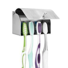 Linkidea LI5956 Väggmonterad Tandborsthållare Silver 4 Fack