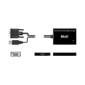 Club 3D CAC-1720 adapter HDMI / VGA 60 cm