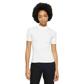 Knowledge Cotton Rib Höghalsad Kortärmad T-shirt (Unisex)