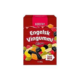 Nordthy Travelbox Engelsk Gummiblanding 600g