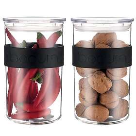 Bodum Presso 1L 2-Pack Plastic Storage Jar K11829-01SA