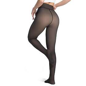 DIKER Fleecefodrade Tights Hög Midja Termiska Leggings (Dam)