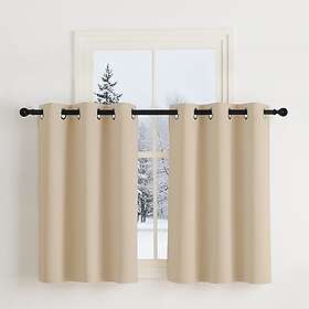 NICETOWN Fönstergardiner Gardiner 2-pack 90xB Beige