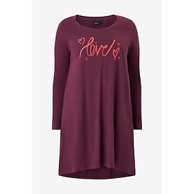 Zizzi Mally L/S Natkjole (Dame)