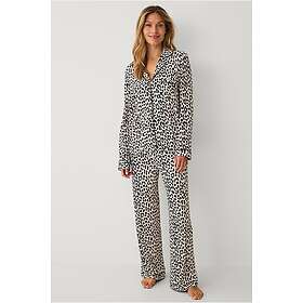 Ellos Collection Passpoalkanter Pyjamasset (Dam)