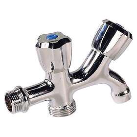 Dipra Robinet Double 2 Têtes Chromé Robinet de douche