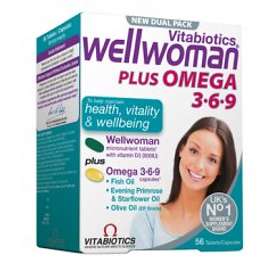 Vitabiotics Wellwoman Plus Omega 3.6,9 56 Kapslar