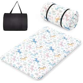 Costway Matelas Futon Portable Pliable 140 x 200 cm