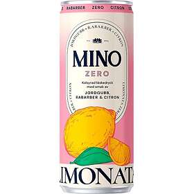 Mino Limonata Jordgubb Rabarber Zero 1.32l 4-pack