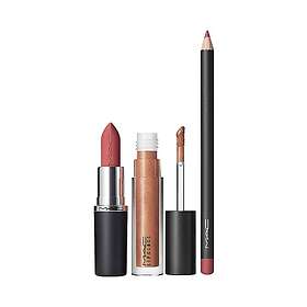 MAC Spring Teddy Lipgloss huulipuna ja huultenrajauskynä Set