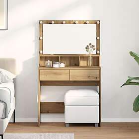 vidaXL Table de Toilette Chêne Artisan 80 x 41 x 134.5 cm