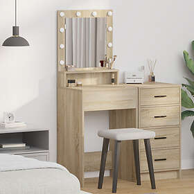 vidaXL Dressing Table with Shelf Sonoma Oak 50 x 41 x 135 cm