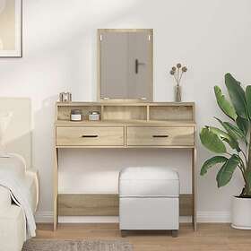 vidaXL Dressing Table Sonoma Oak 100 x 41 x 140 cm